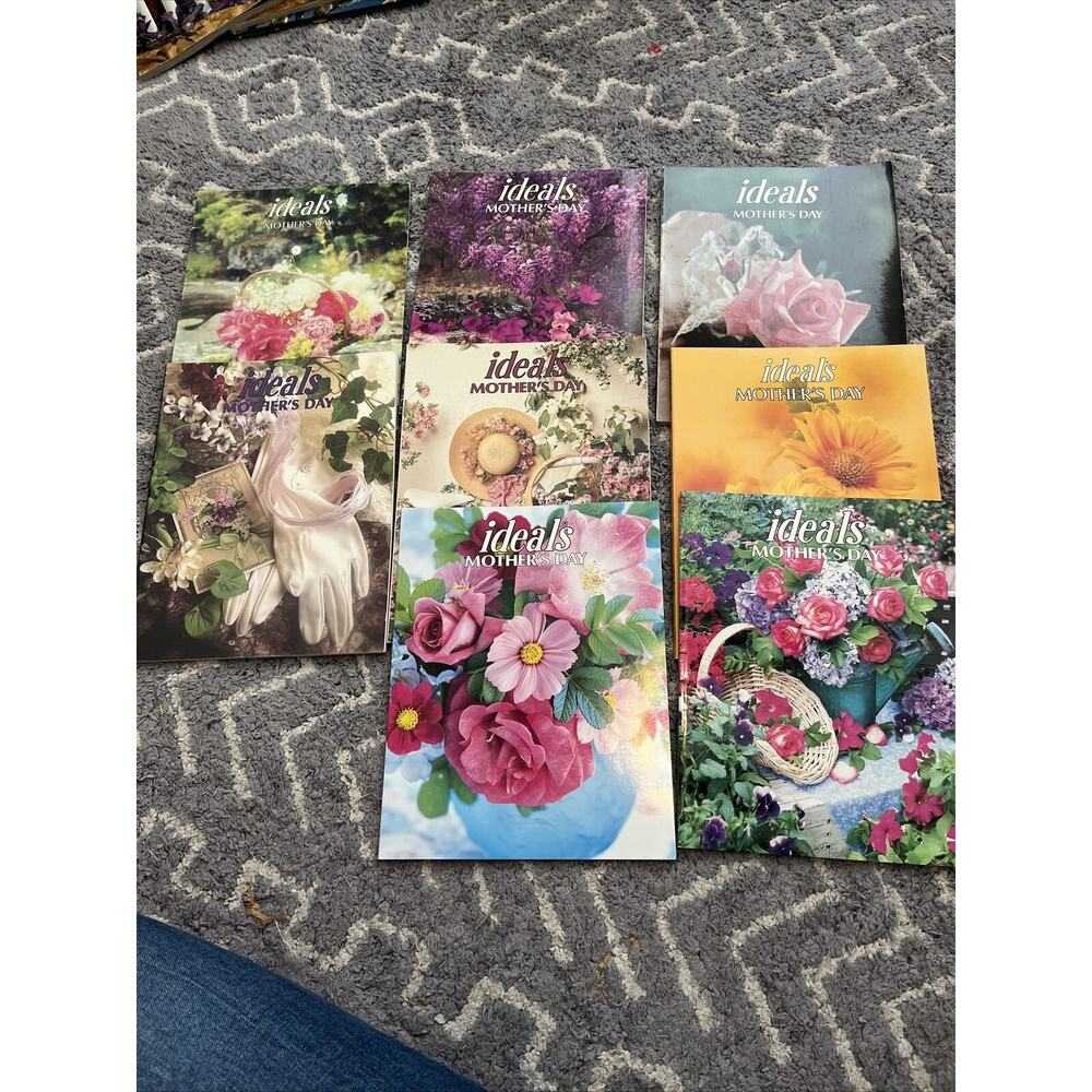 Ideals Magazines Lot of 8 VTG Mothers Day Magazines